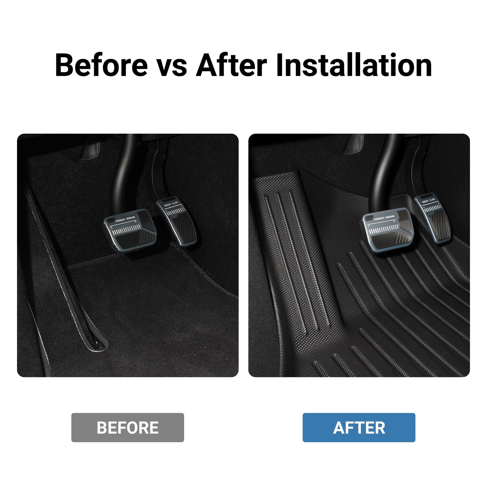 All Weather 3D TPE Floor Mats for Tesla New Model Y - Tesery Official Store