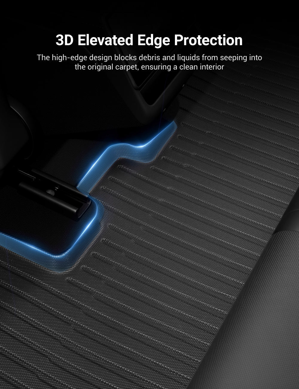 All Weather 3D TPE Floor Mats for Tesla New Model Y - Tesery Official Store