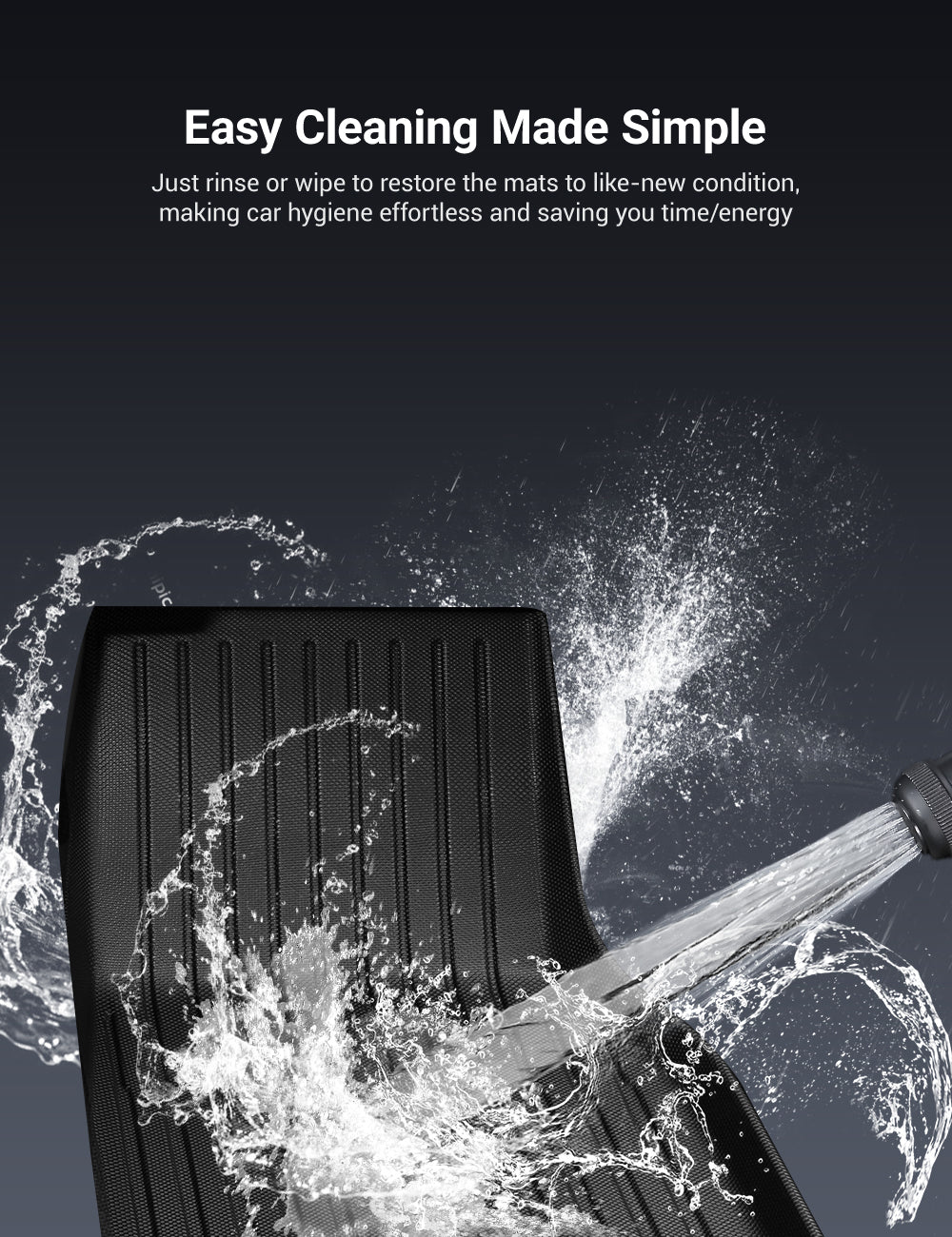 All Weather 3D TPE Floor Mats for Tesla New Model Y - Tesery Official Store