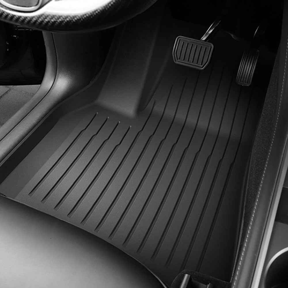 All - Weather TPE Floor Mats for Tesla Model Y Standard (LHD) - Tesery Official Store