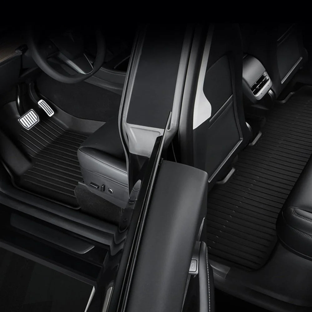 All - Weather TPE Floor Mats for Tesla Model Y Standard (LHD) - Tesery Official Store
