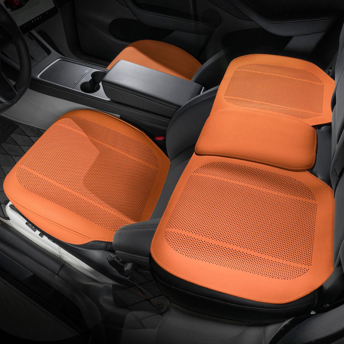 All - Wheather Nappa Leather Car Seat Covers for Tesla Model 3/Y/S/X - Tesery Official Store