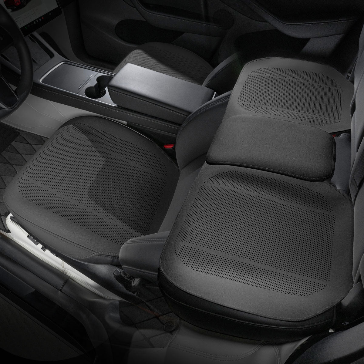 All - Wheather Nappa Leather Car Seat Covers for Tesla Model 3/Y/S/X - Tesery Official Store