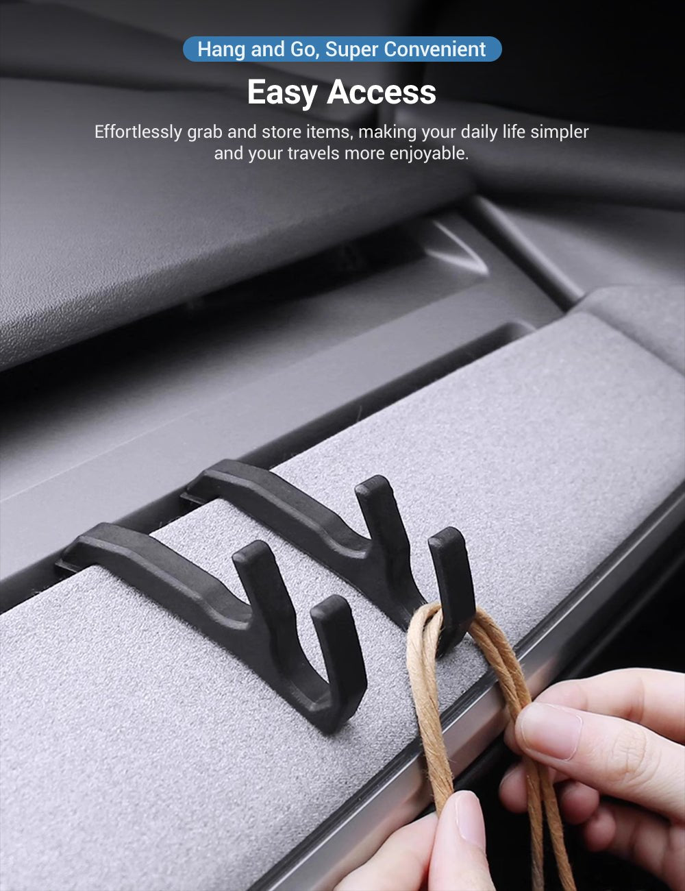 Car Dashboard Hooks For Tesla Model 3/Y【2PCS】 - Tesery Official Store