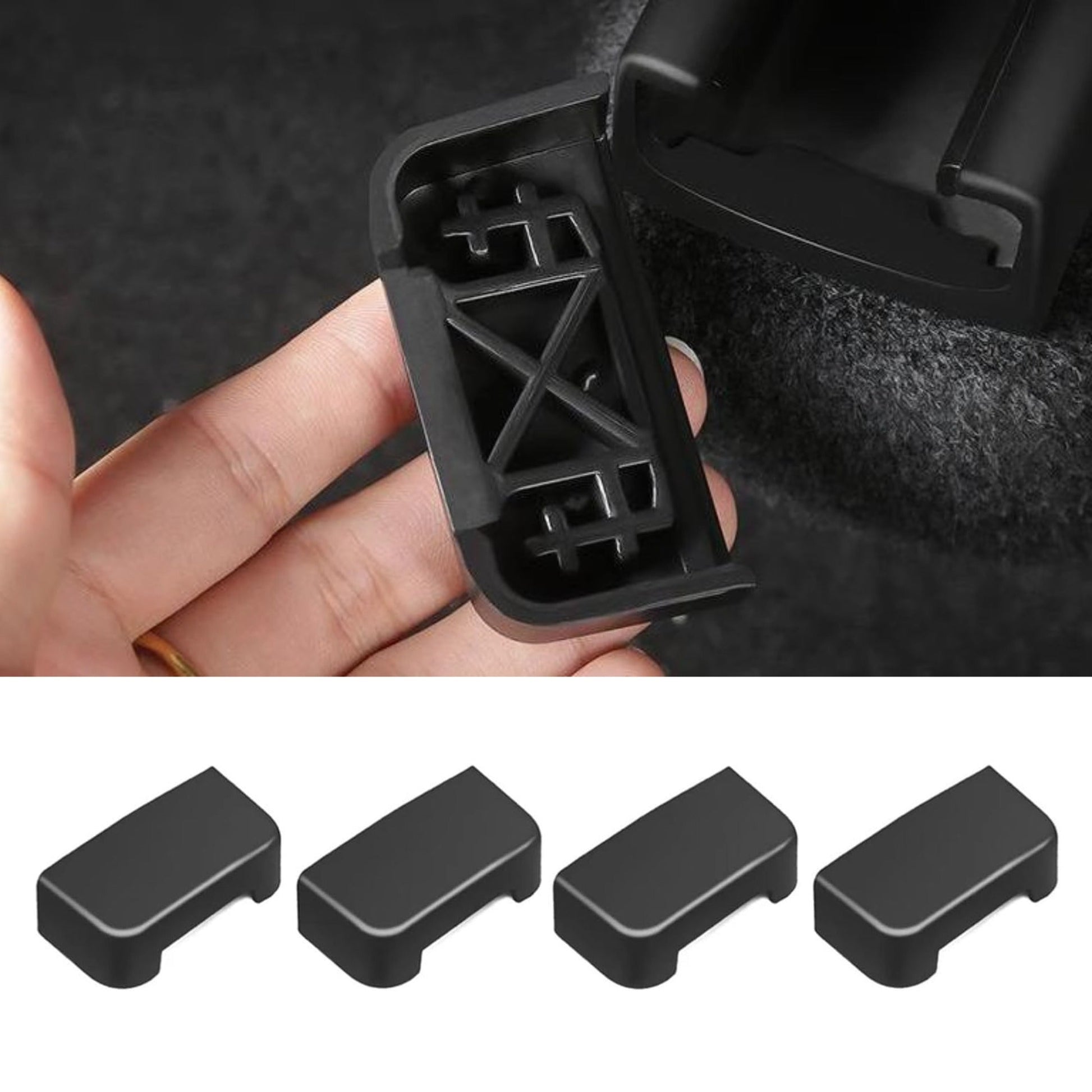 Car Slide Rails Anti - Kick Plug for Model Y Juniper & Model 3 Highland (4PCS) - Tesery Official Store