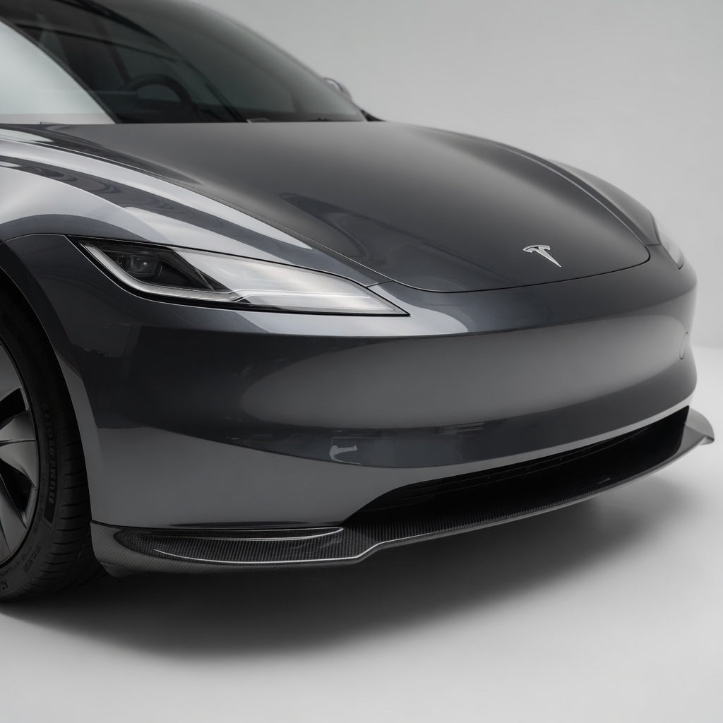 Carbon Fiber Front Lip Splitterc for Model 3 Highland - High Performance Exterior Upgrade - Tesery Official Store