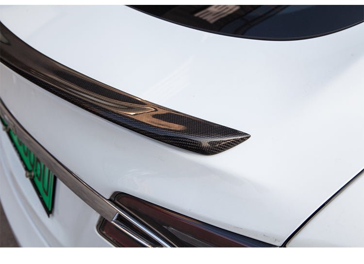 Carbon Fiber Rear Trunk Spoiler Blade Performance Style for Tesla Model S - Tesery Official Store