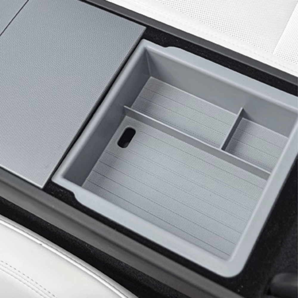 Center Armrest Storage Box Double - Layered for Tesla Model 3 Highland - Tesery Official Store