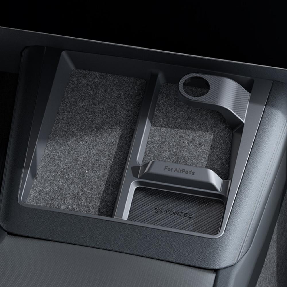 Center Console 3 - in - 1 Wireless Charging Anti - Slip Organizer for Model Y Juniper & Model 3 Highland - Tesery Official Store