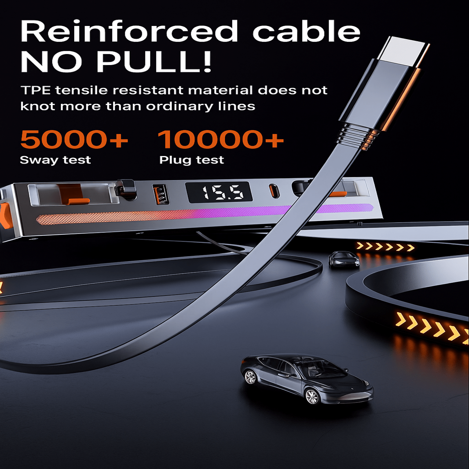 Center Console Ambient Light USB Hub Tesla Model Y Juniper & Model 3 Highland - Tesery Official Store