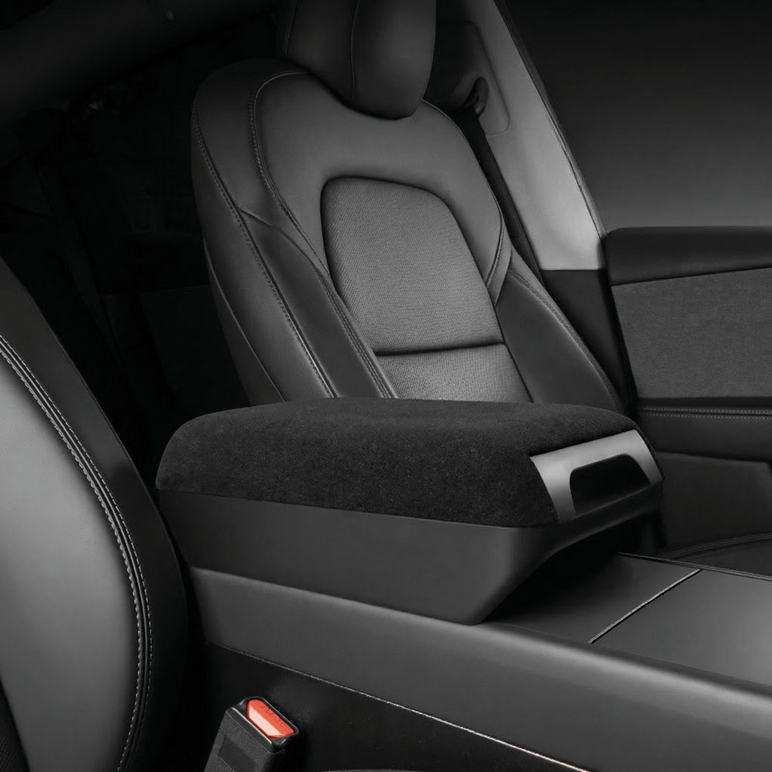 Center Console Armrest Riser with Hidden Sliding Storage for Model 3 Highland & Model Y Juniper - Tesery Official Store