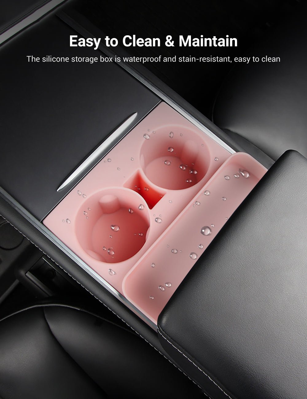 Center Console Silicone Cup Holder For Tesla Model 3/Y - Tesery Official Store