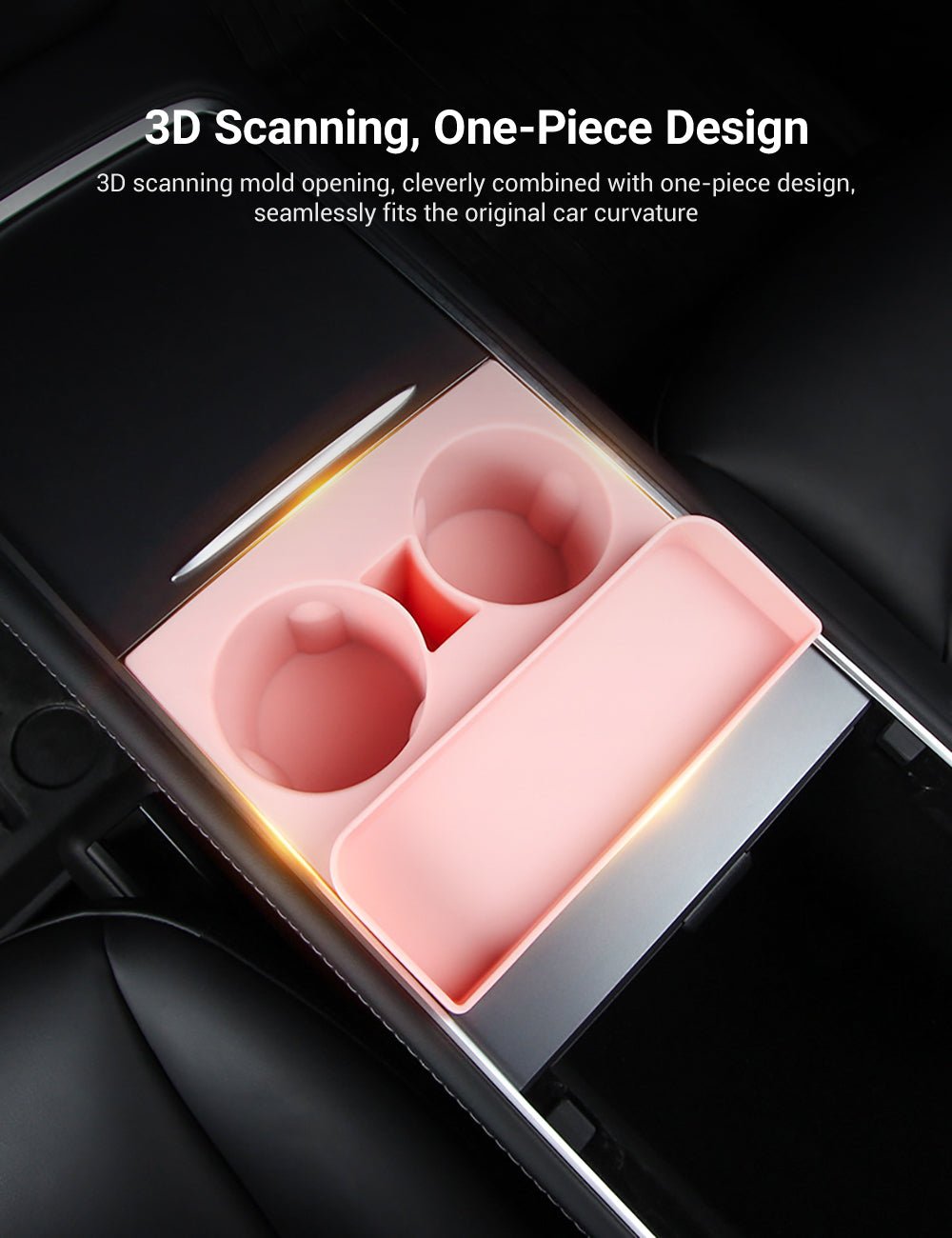Center Console Silicone Cup Holder For Tesla Model 3/Y - Tesery Official Store
