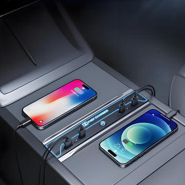 Central Console USB Hub with Ambient Light for Model 3 Highland - Tesery Official Store