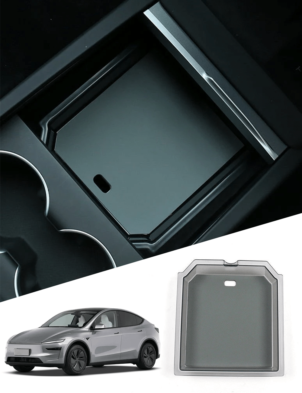 Console & Armrest Triple Storage Pack for Model Y Juniper & Model 3 Highland - Tesery Official Store