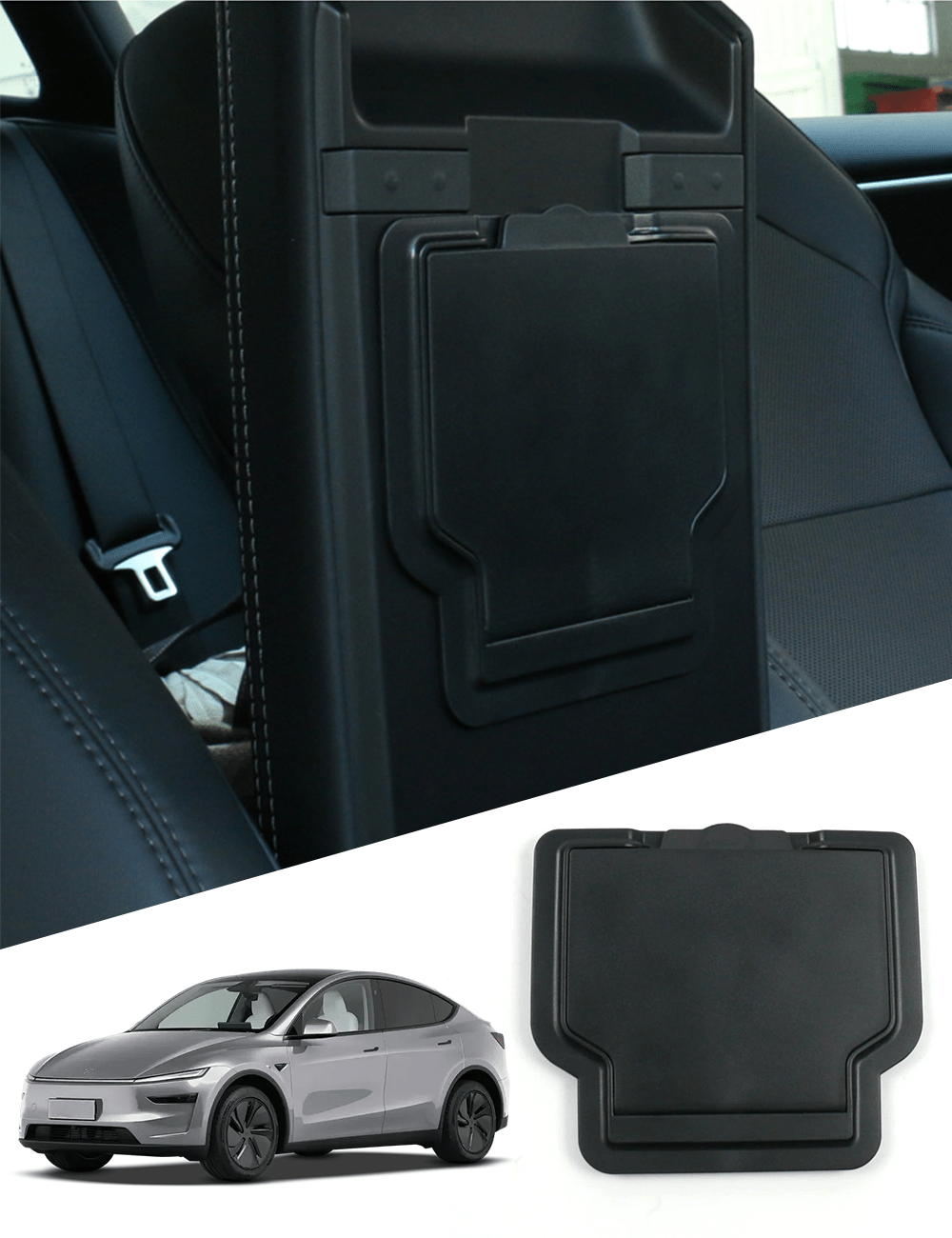 Console & Armrest Triple Storage Pack for Model Y Juniper & Model 3 Highland - Tesery Official Store