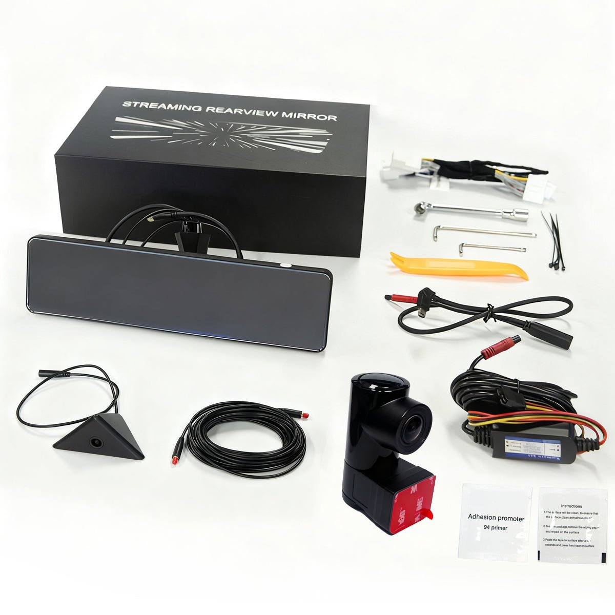 Cybertruck 11.26" Streaming Rearview Mirror | 2K Dual Dashcam & 105° Expanded Vision - Tesery Official Store