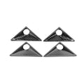 Cybertruck Front Fender Camera Applique Overlays | Real Carbon Fiber (1 Pair) - Tesery Official Store