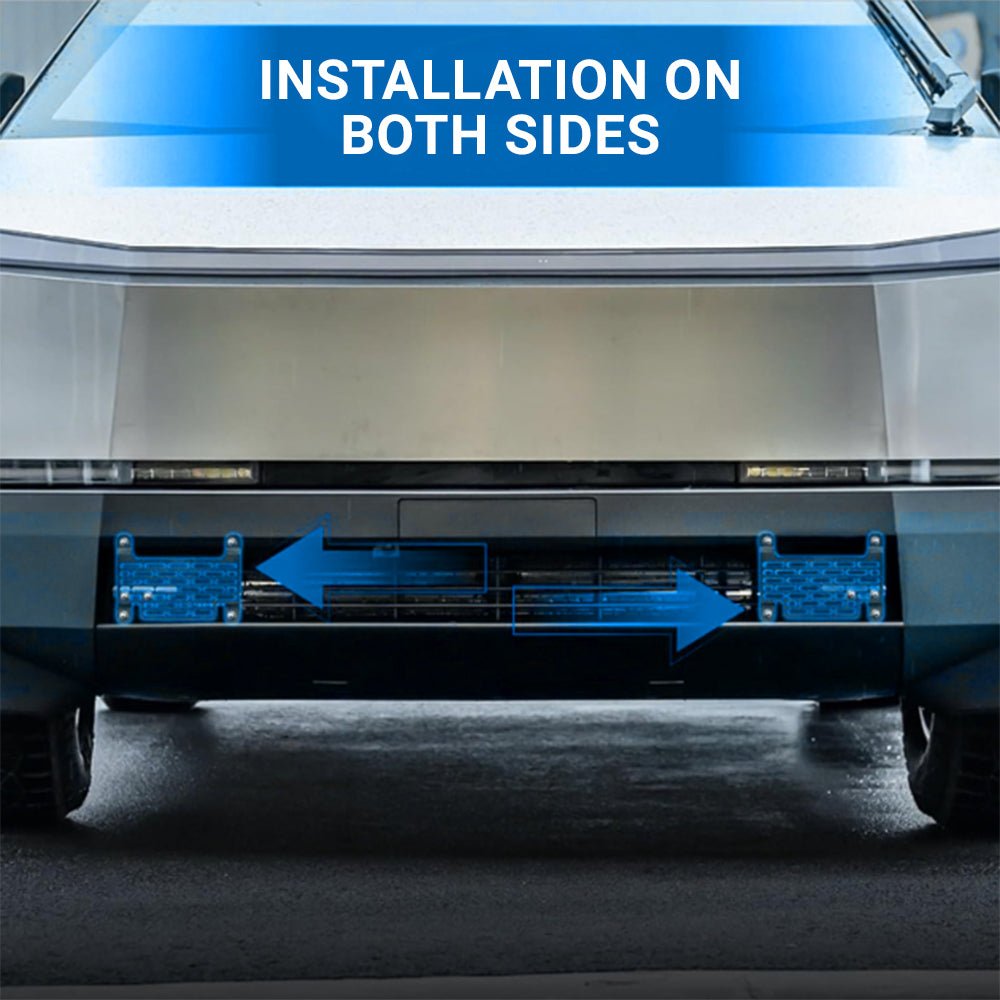 Cybertruck Front License Plate Holder | No - Drill, Anti - Theft Mounting Kit - Tesery Official Store