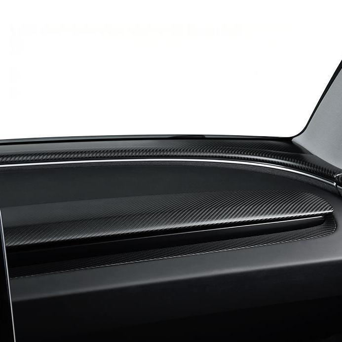 tesla Dry Carbon Dashboard Covers