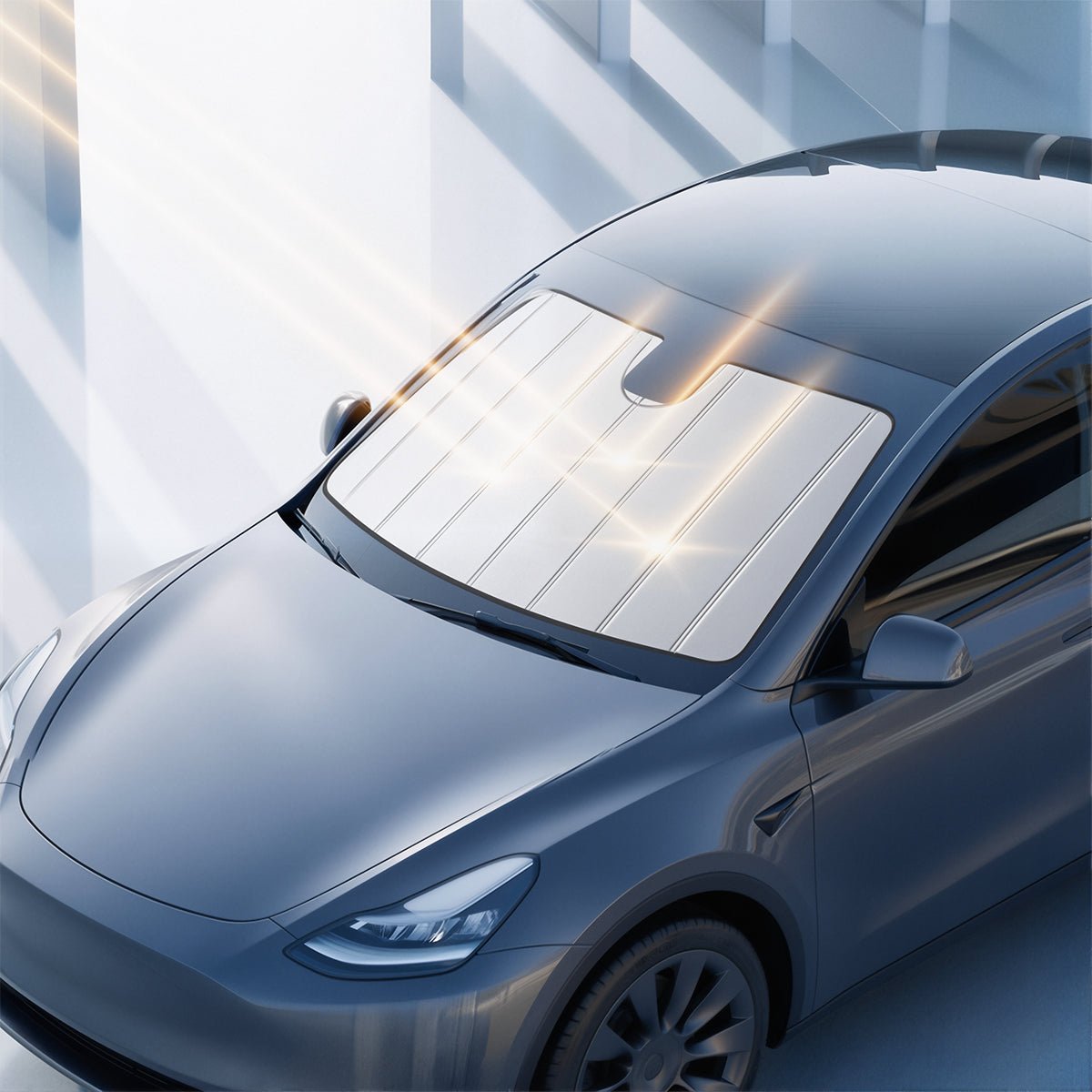 Foldable Front Windshield Sunshade for Model 3 & Model Y - Tesery Official Store