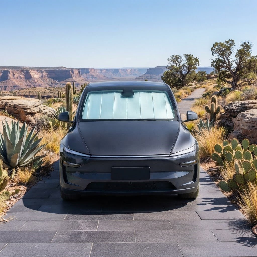 Foldable Front Windshield Sunshade for Model 3 & Model Y - Tesery Official Store