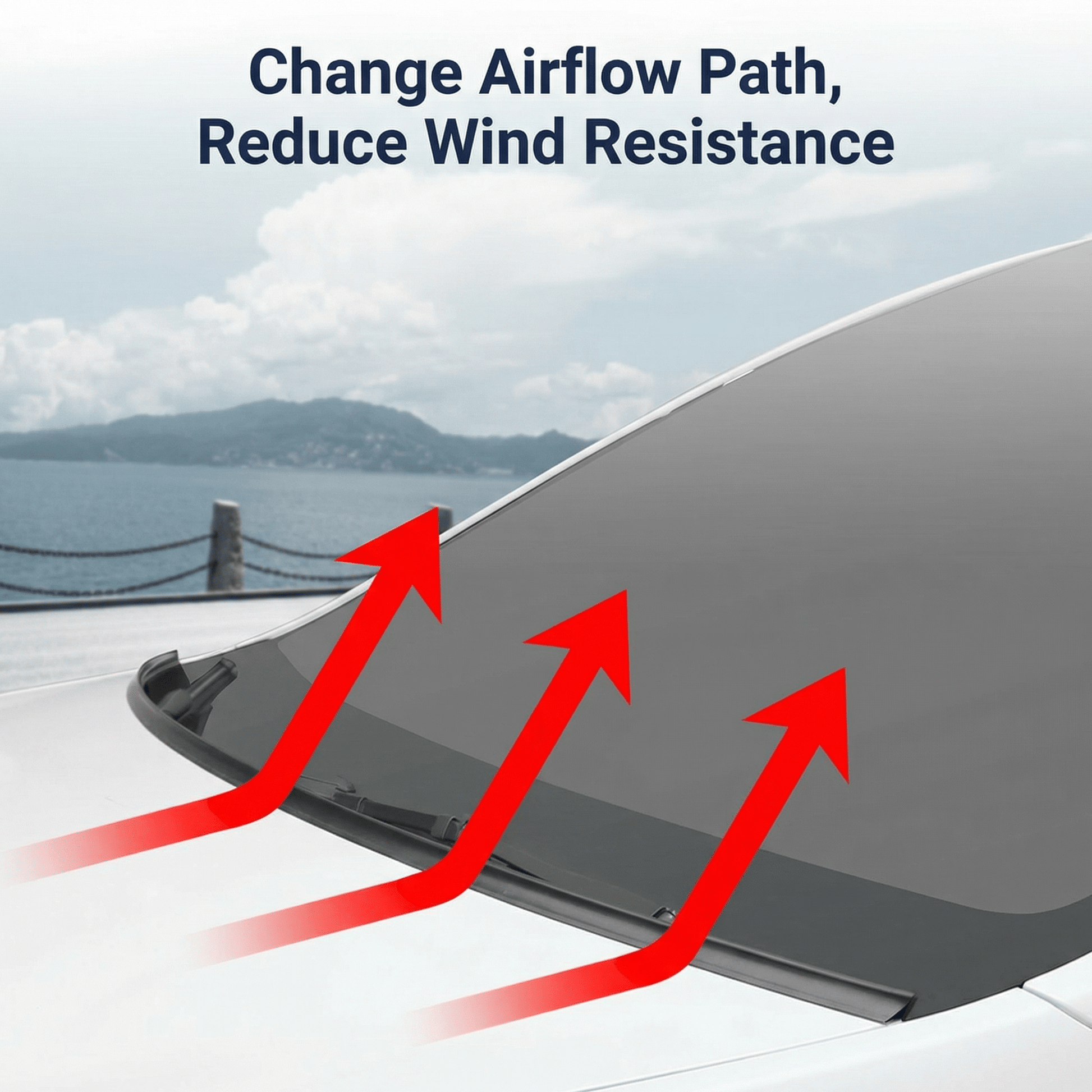 Front Hood Seal & Wind Deflector for Model 3/ Y/ S/ X - TPE Frunk Weather Stripping - Tesery Official Store