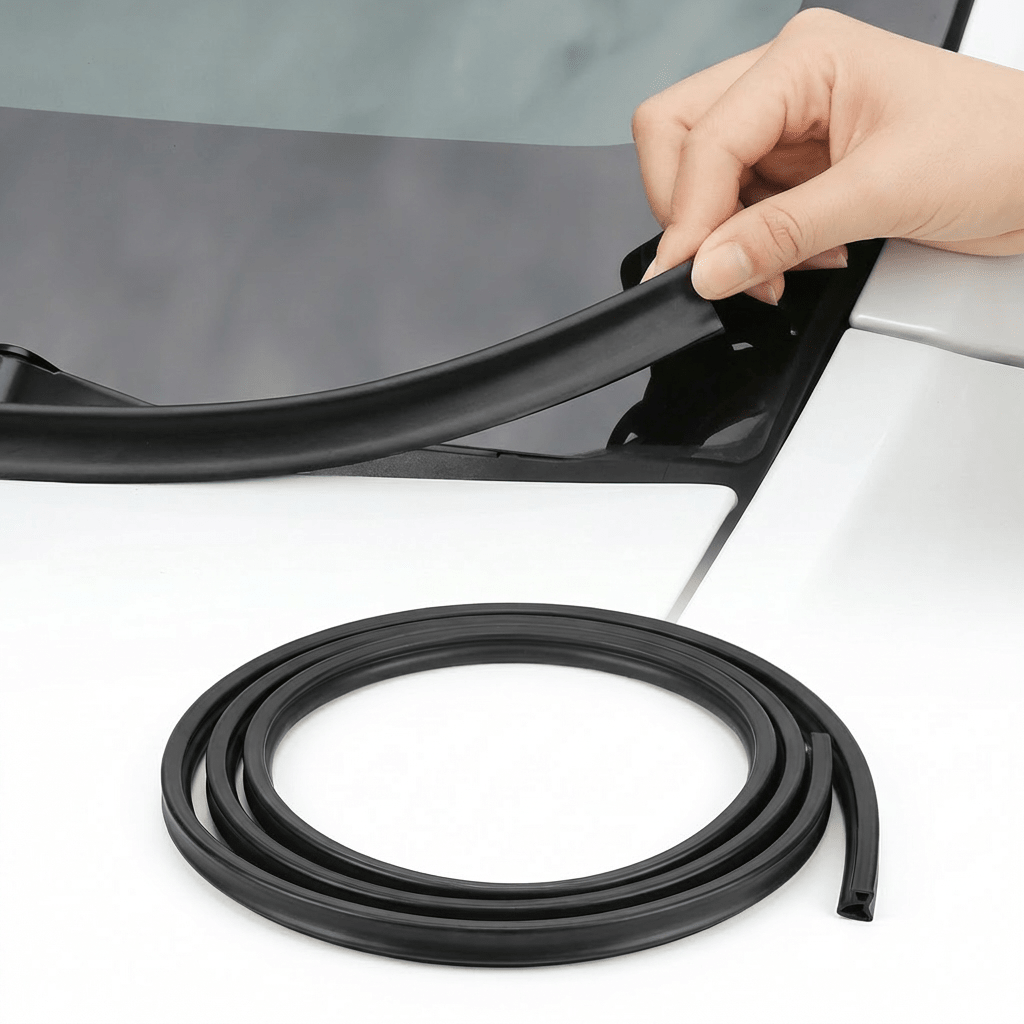 Front Hood Seal & Wind Deflector for Model 3/ Y/ S/ X - TPE Frunk Weather Stripping - Tesery Official Store