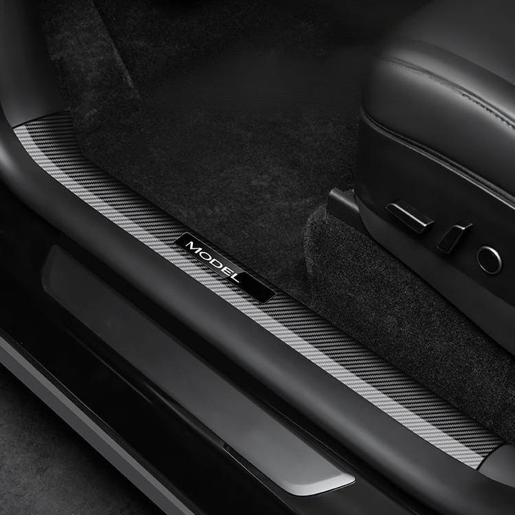 Front & Rear Door Sill Protection Strips for Model 3 Highland (4PCS) - Tesery Official Store