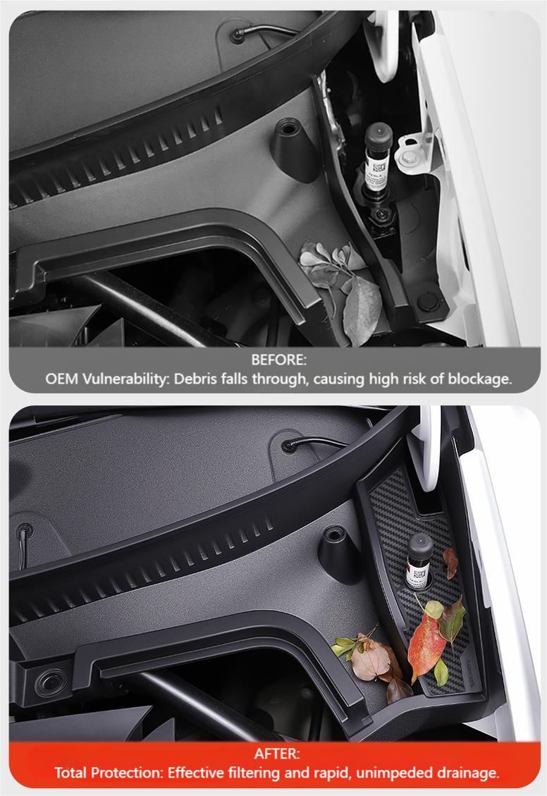 Frunk Guard: All - Weather Water Diversion Cover for Tesla Model Y Juniper - Tesery Official Store