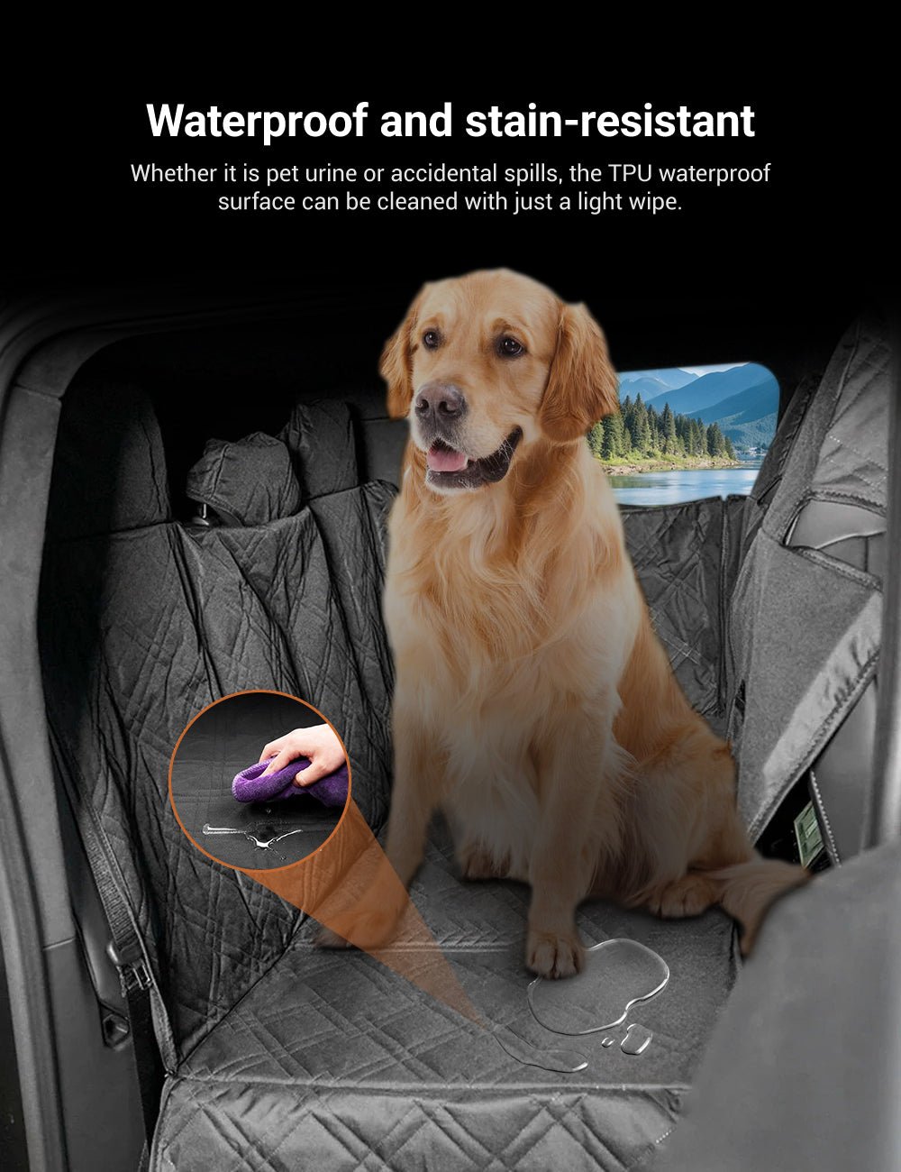 Full - Cover Rear Dog Seat Cover for Cybertruck - Tesery Official Store