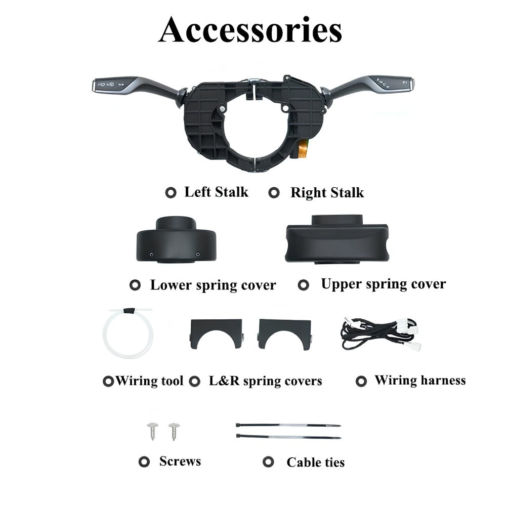 Gear Selector & Turn Signal Lever Stalk Upgrade Kit for Model 3 Highland & Model Y Juniper - Tesery Official Store