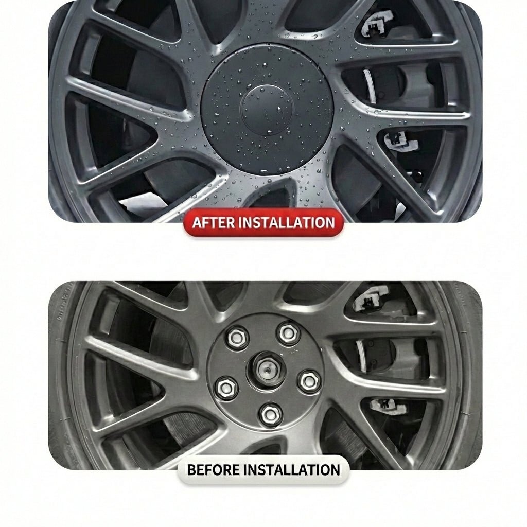 Half - Rim Hub Center Caps for Model 3 Highland (2024+) | Tesery - Tesery Official Store