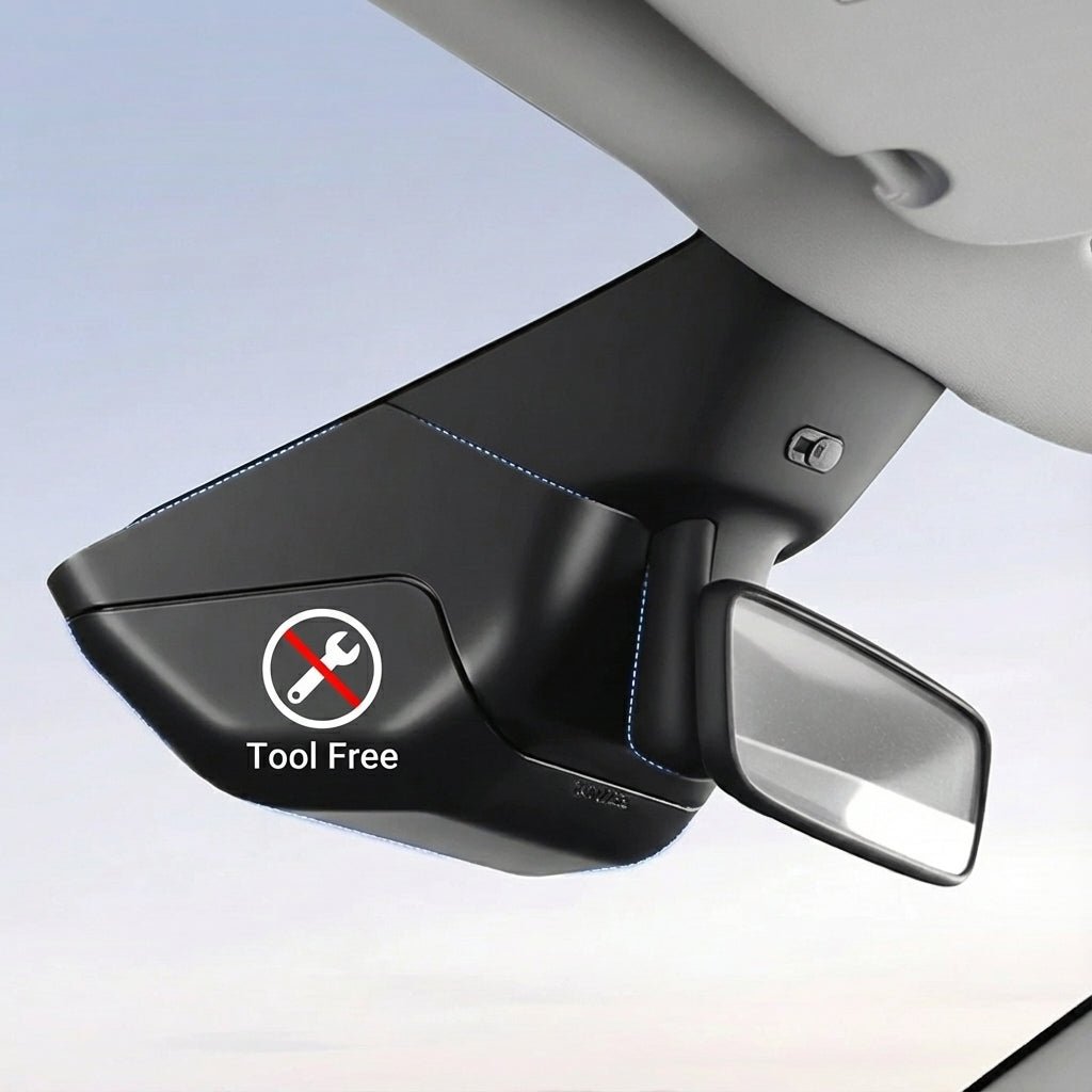 Hidden Sunglass Storage for Model Y Juniper 2025+| Flocked ABS Storage Box - Tesery Official Store