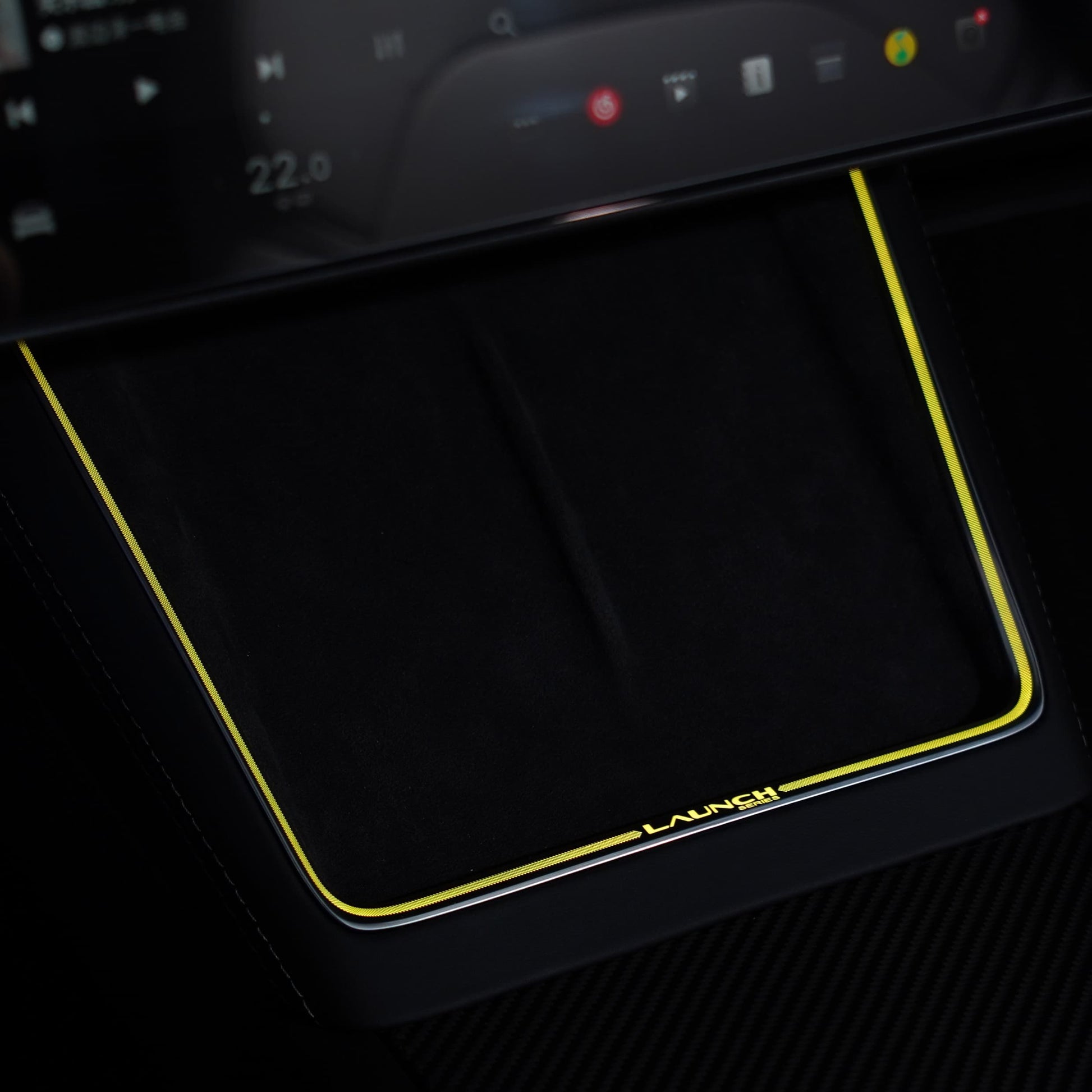 Laser - Carved Ambient Light for Model Y Juniper Wireless Charging Port - Tesery Official Store