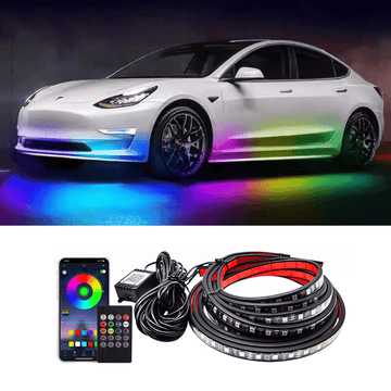 LED Chassis Ambient Lights for Tesla Model 3/Y (4PCS) - Tesery Official Store