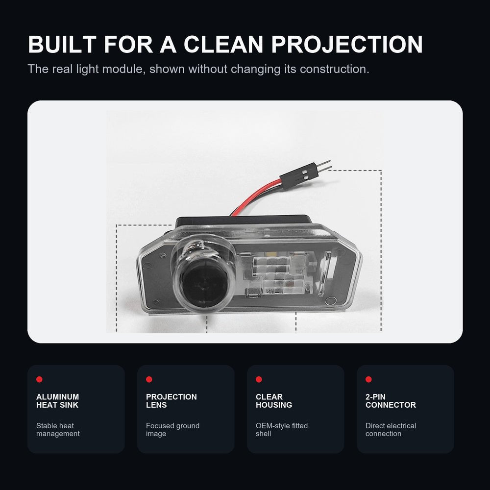 License Plate Projection Lights for Model 3 Highland/Model Y - Tesery Official Store