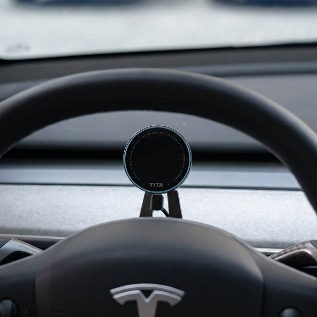 MagSafe Wireless Charger for Tesla Model 3 Highland & Y Juniper | 3 - Axis Adjustable - Tesery Official Store
