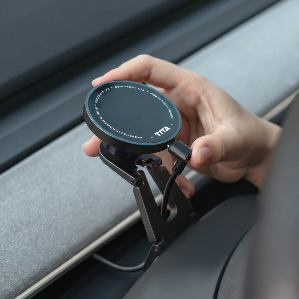 MagSafe Wireless Charger for Tesla Model 3 Highland & Y Juniper | 3 - Axis Adjustable - Tesery Official Store