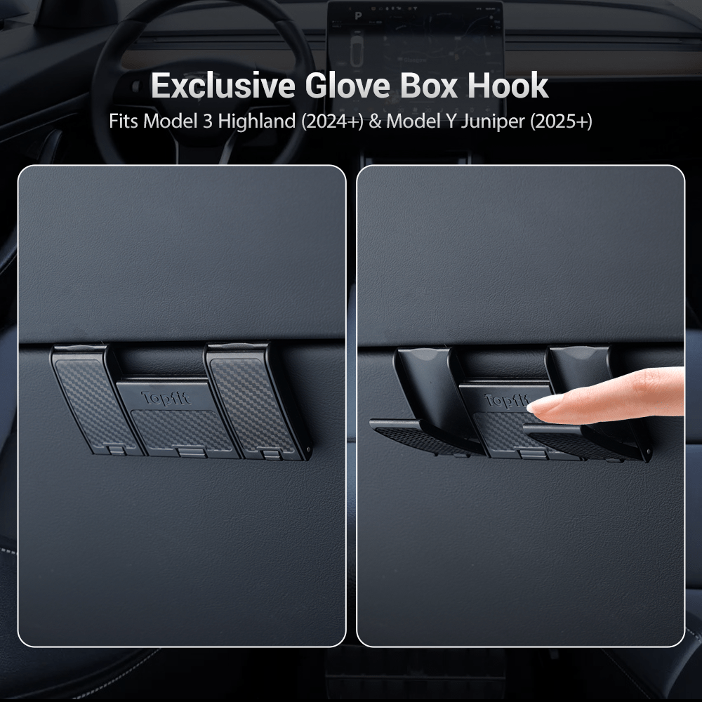 Model 3 Highland & Model Y Juniper Glove Box Hook - Tesery Official Store