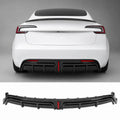 Model 3 Highland Real Carbon Fiber Rear Diffuser | Tesery - Tesery Official Store