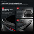 Model Y Juniper Dry Carbon Fiber Rear Exterior Accessories Kit (3-Piece) - Tesery Official Store