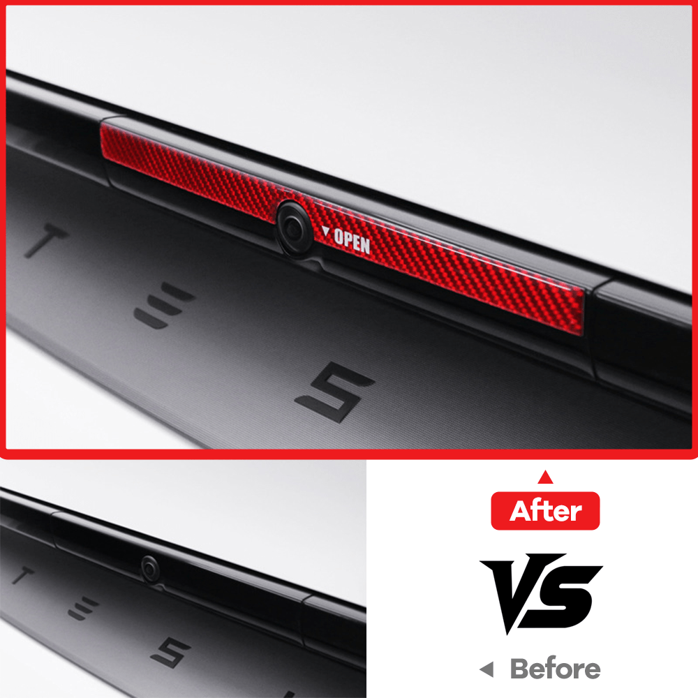Model Y Juniper Rear Trunk Button Sticker | Flexible Urethane Carbon Fiber - Tesery Official Store