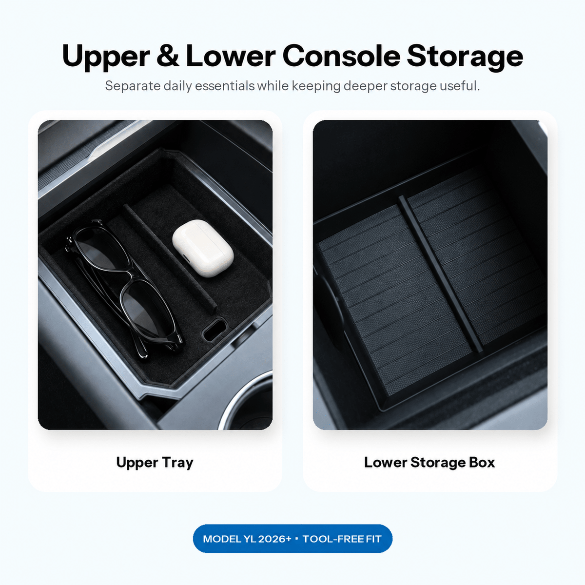 Model YL Complete Interior Storage & Organizer Kit (5-Piece) - Tesery Official Store