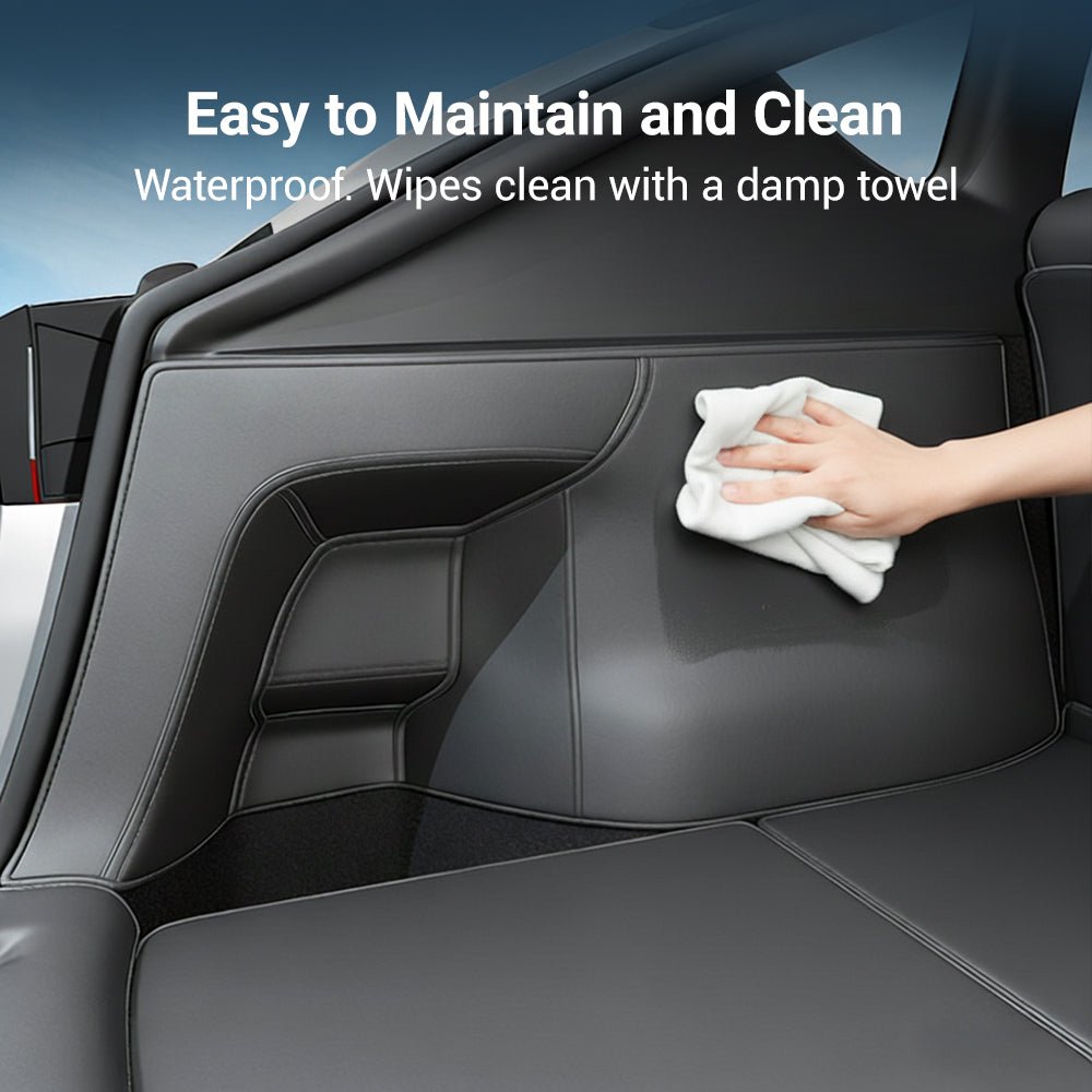 Nappa Leather Trunk Side Protectors for Model Y Juniper - Tesery Official Store