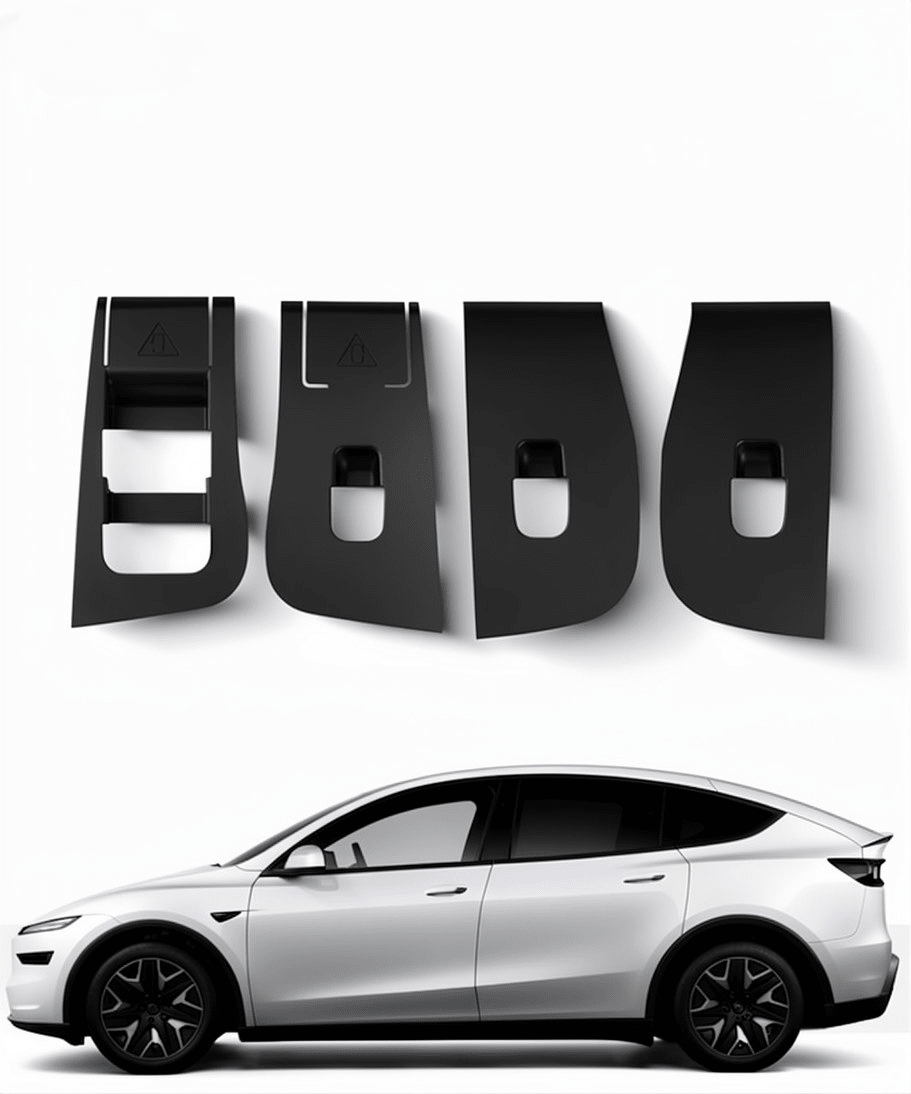 Premium Silicone Window Switch Protection Cover for Model YL - Tesery Official Store