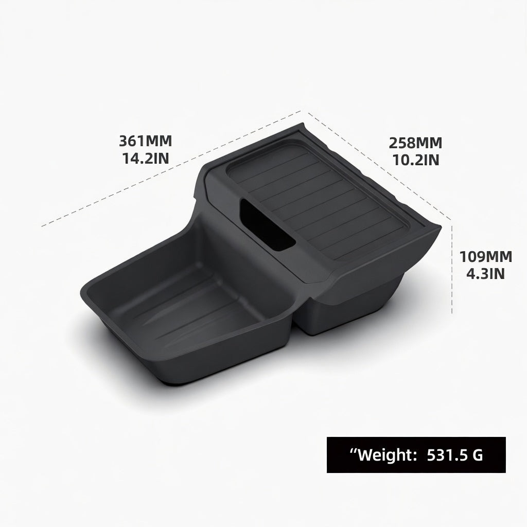 Premium TPE Lower Center Console Organizer for Model Y Standard - Tesery Official Store