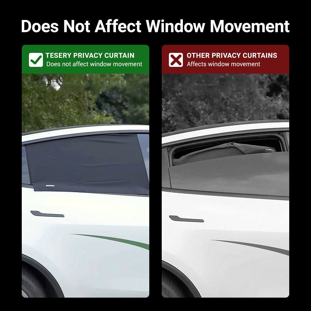 Privacy Side Window Shades for Model Y Juniper & Model 3 Highland - Tesery Official Store