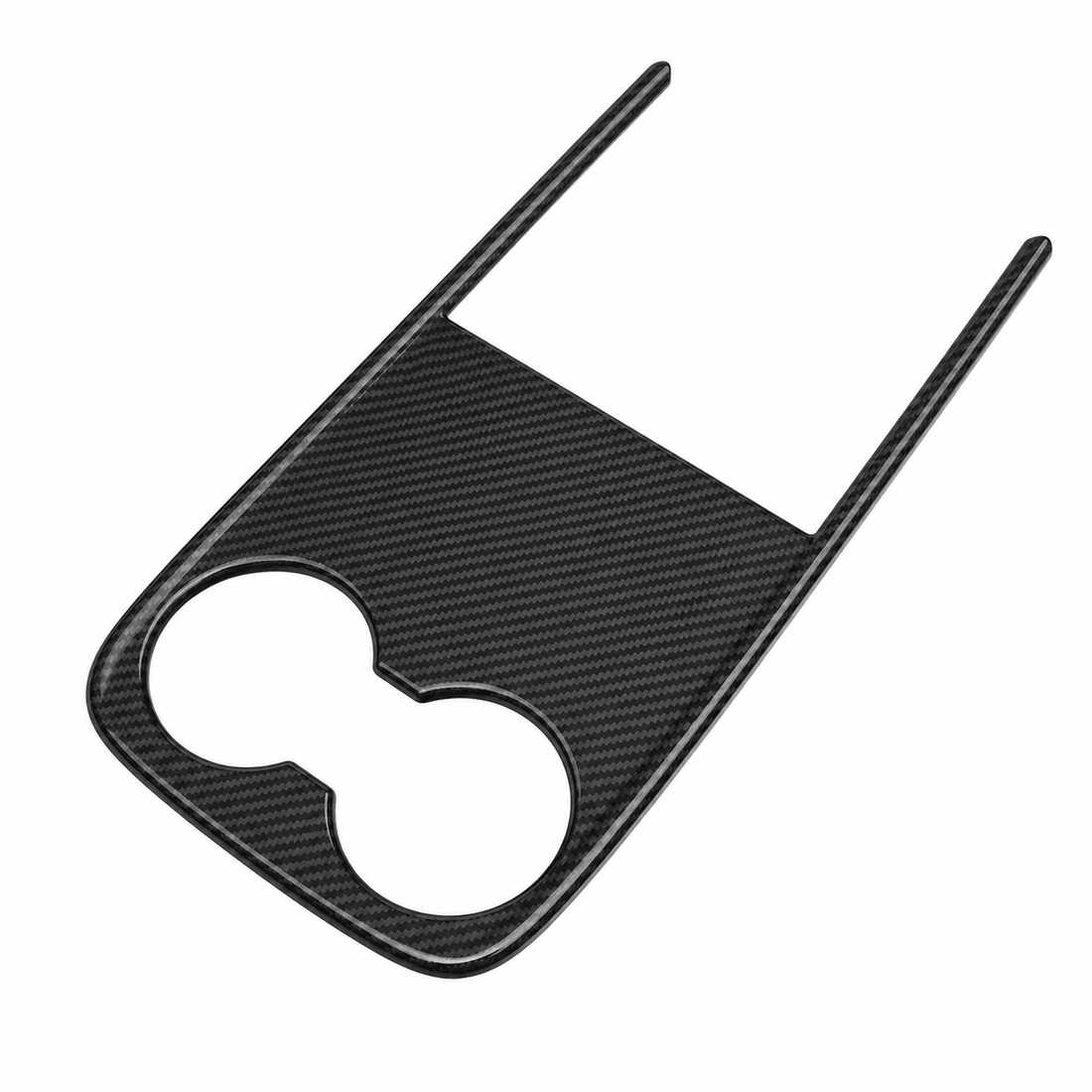 Real Carbon Fiber Center Console Cup Holder Cover Trim for Model Y Standard 2026+ - Tesery Official Store