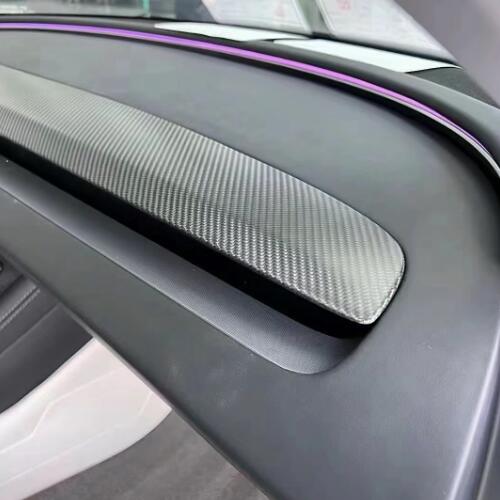 Real Carbon Fiber Replacement Dashboard Cover for Model 3 Highland / Model Y - Tesery Official Store